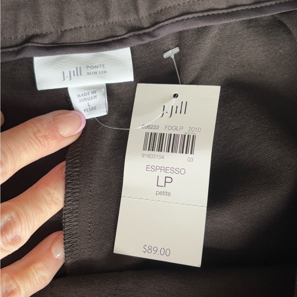 J Jill Ponte Slim Leg Pants